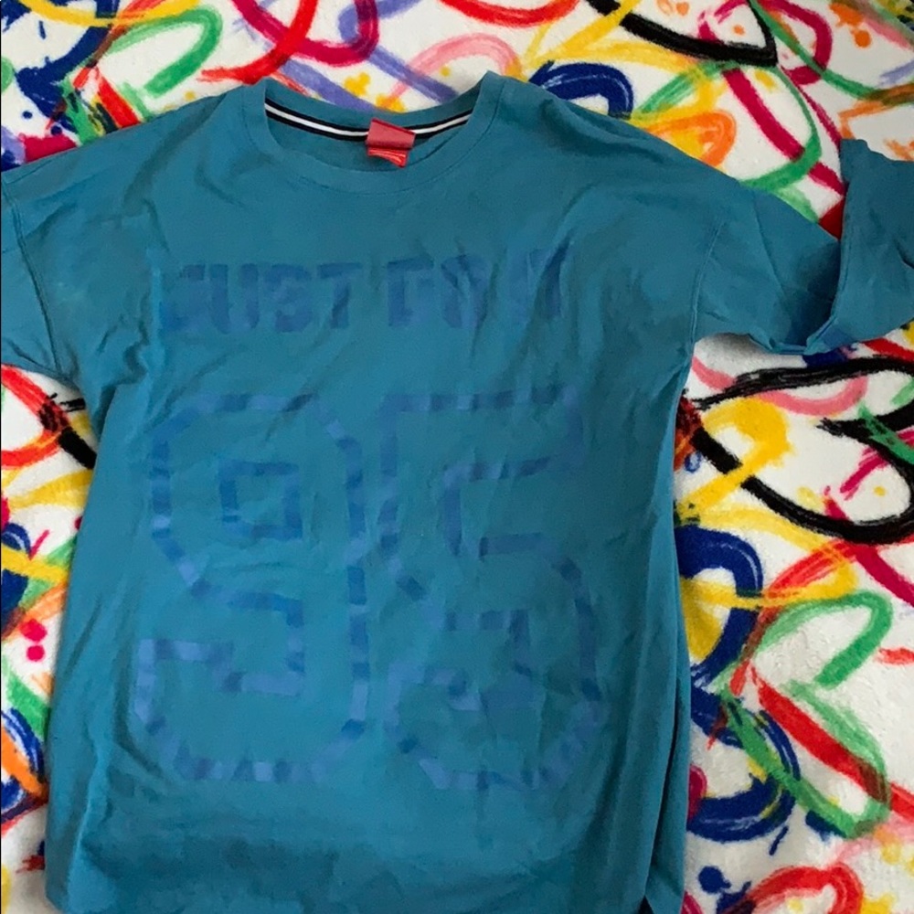 Blue nike half sleeve